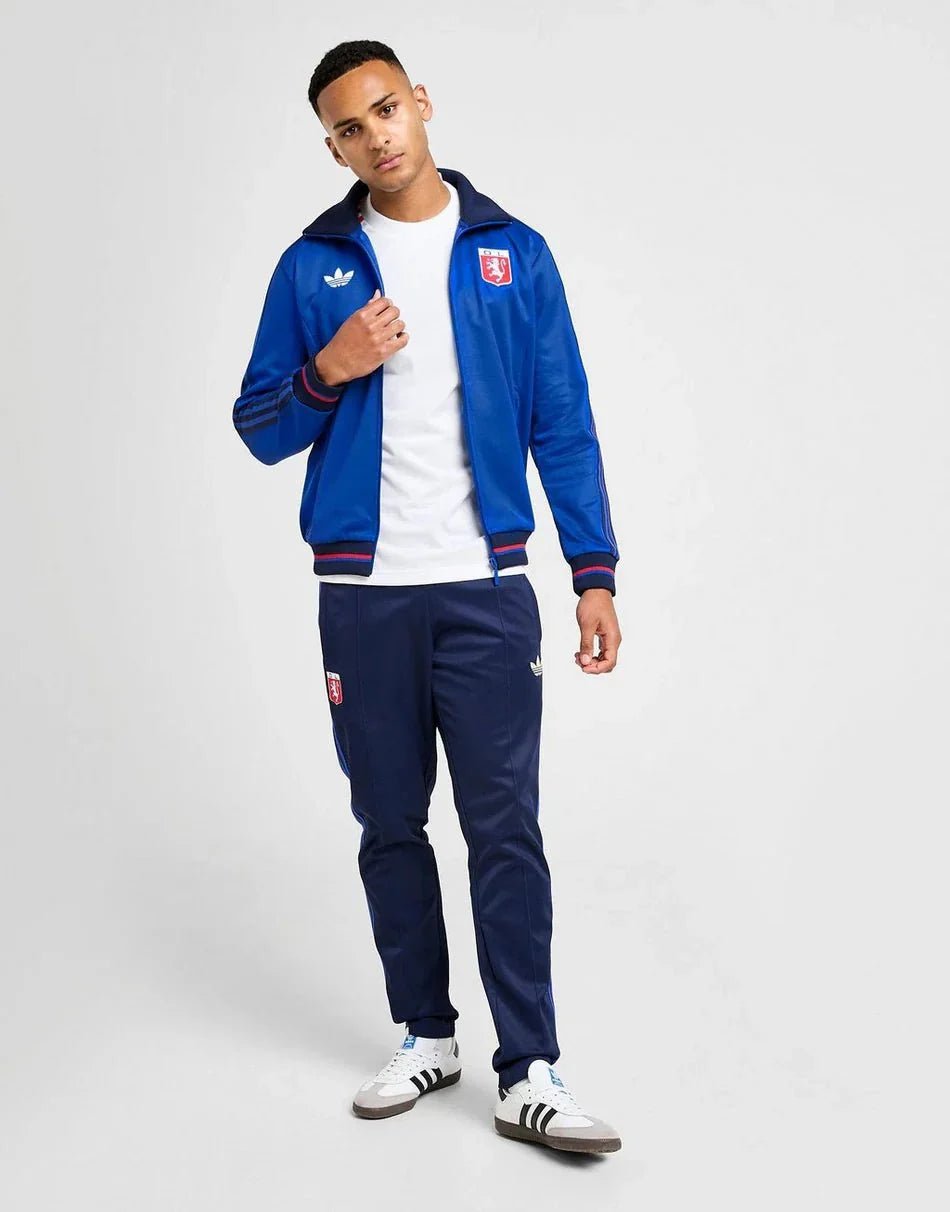 adidas Originals Olympique Lyon 75 Year Anniversary Track Top - kleostreetwear