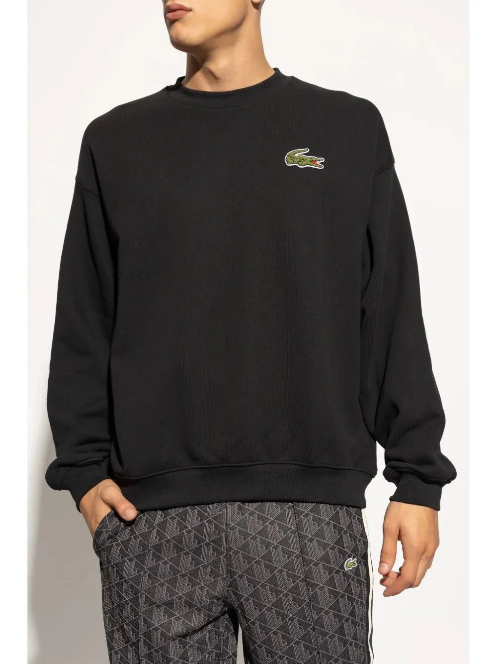 badge fleece sweatshirt - kleostreetwear