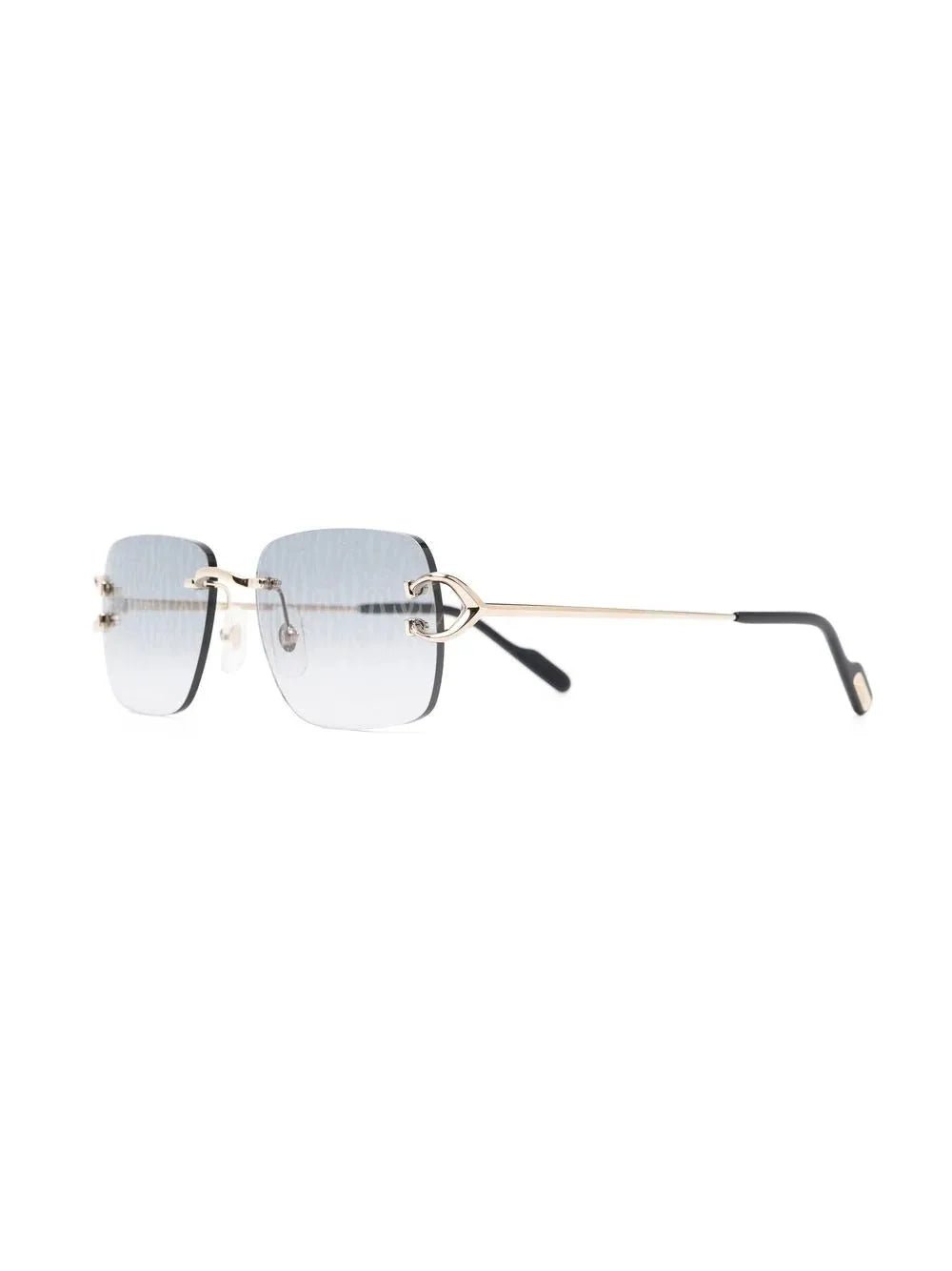 Cartier Eyewear lunettes de soleil à verres monogrammés - kleostreetwear