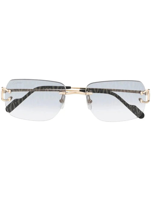 Cartier Eyewear lunettes de soleil à verres monogrammés - kleostreetwear