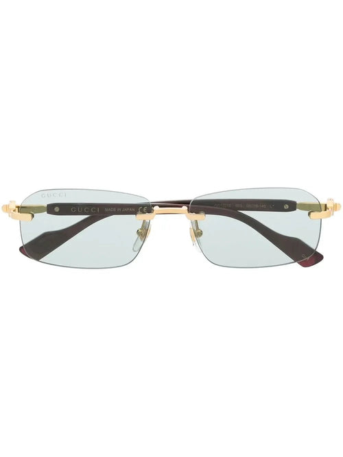 Gucci Eyewear lunettes de soleil GG1221S à monture rectangulaire - kleostreetwear