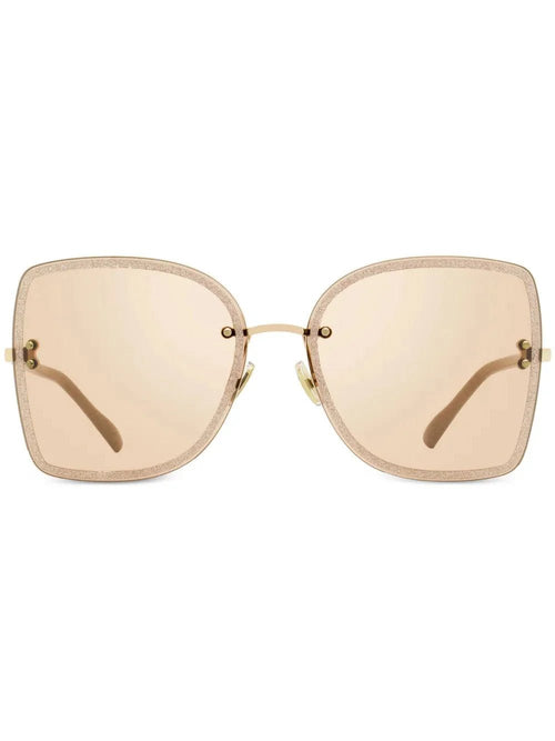 Jimmy Choo Eyewear lunettes de vue Leti à monture carrée - kleostreetwear
