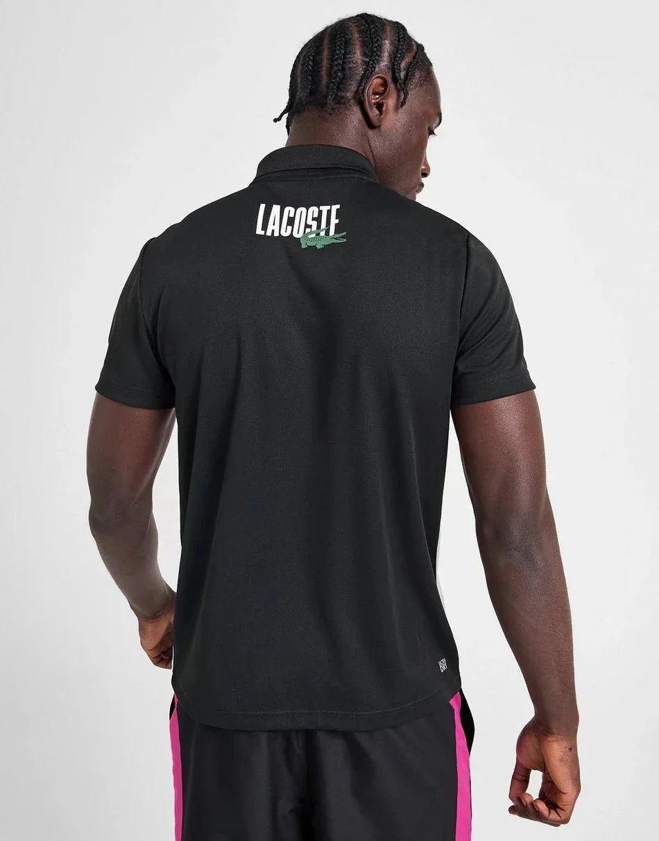 Lacoste Polo à blocs de couleurs avec logo au dos - kleostreetwear