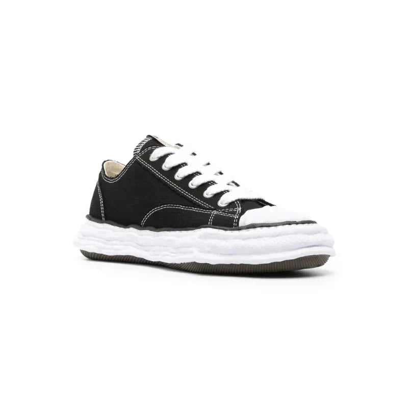 LOW - TOP PETERSON BLACK WHITE 1.0 - kleostreetwear