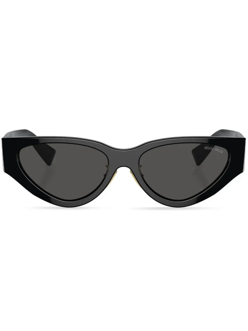 Miu Miu Eyewear lunettes de soleil à logo - kleostreetwear