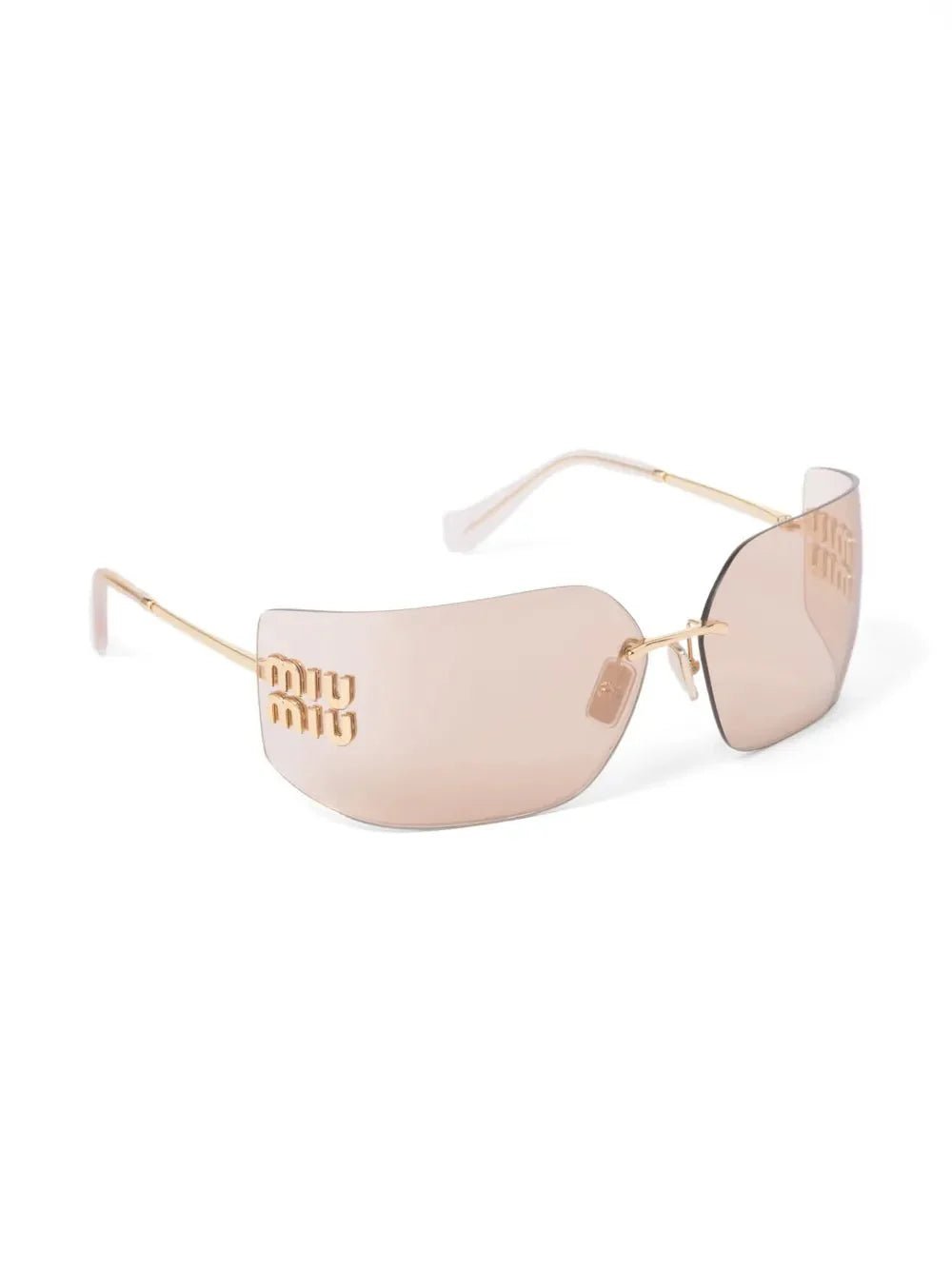 Miu Miu Eyewear lunettes de soleil Runway à monture carrée - kleostreetwear