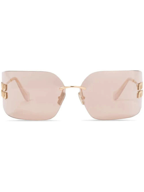 Miu Miu Eyewear lunettes de soleil Runway à monture carrée - kleostreetwear
