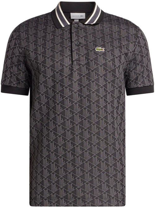 Monogram - jacquard polo shirt - kleostreetwear