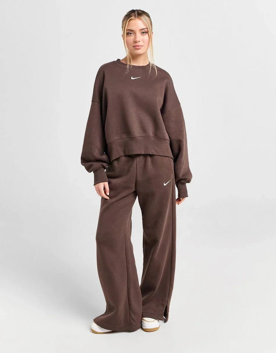 Nike Phoenix Fleece Wide Leg Joggers - kleostreetwear
