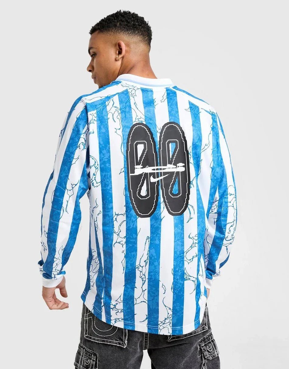 Nike T-shirt à manches longues de football rétro - kleostreetwear