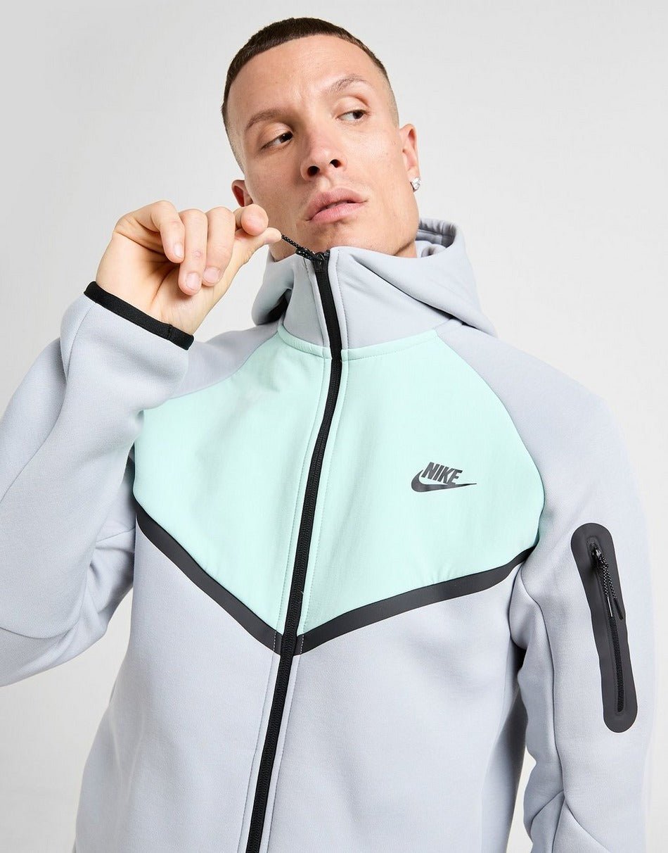Nike Tech Mix Full Zip Hoodie - kleostreetwear