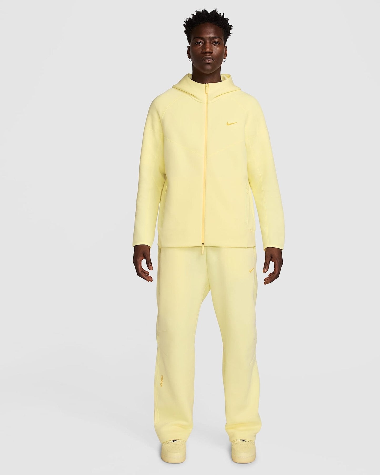 Nocta Tech Fleece Blue Zip - Up Ensemble (Bas + Haut) - kleostreetwear