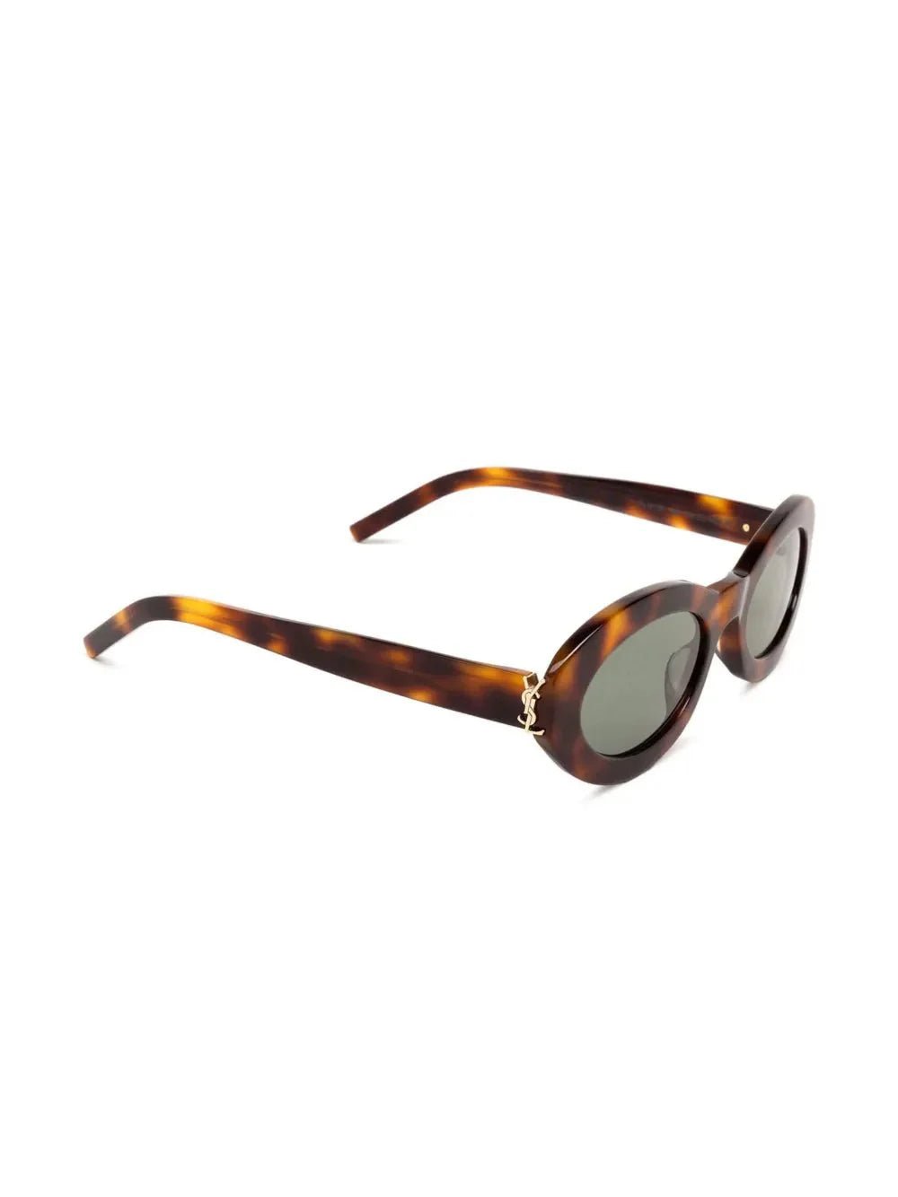Saint Laurent Eyewear lunettes de soleil ovales Hinge - kleostreetwear