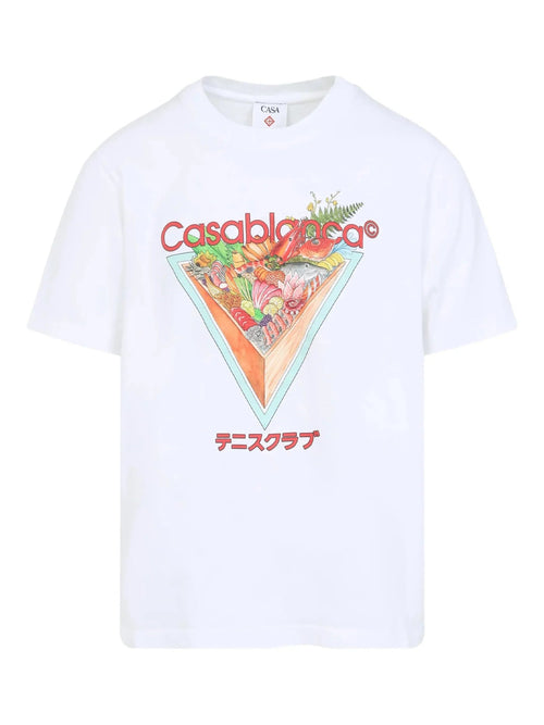 t-shirt Tennis Club Icon à imprimé triangle - kleostreetwear