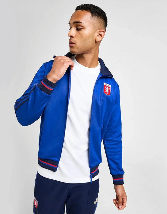 adidas Originals Olympique Lyon 75 Year Anniversary Track Top - kleostreetwear