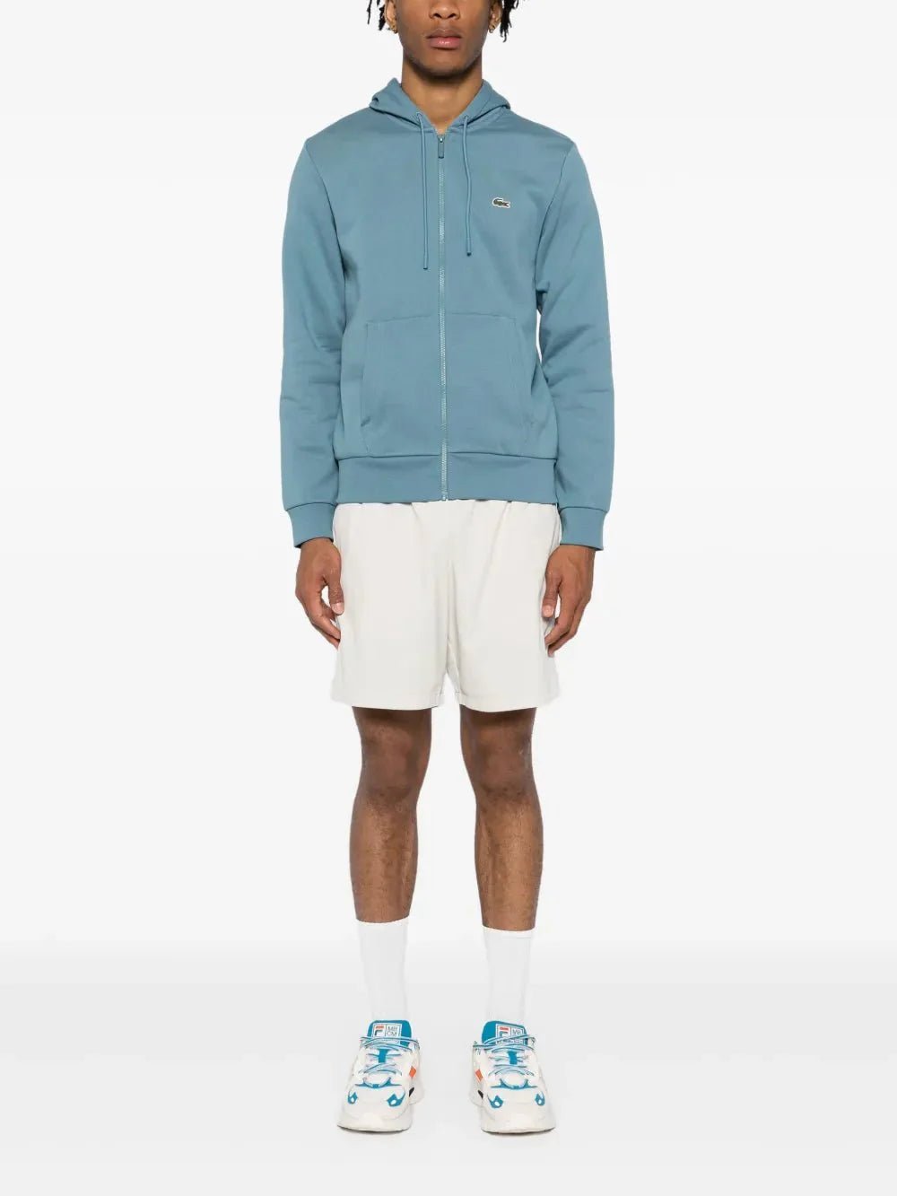 appliqué - logo zip - up hoodie - kleostreetwear