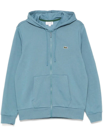 appliqué - logo zip - up hoodie - kleostreetwear