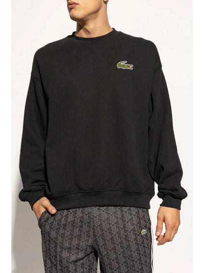 badge fleece sweatshirt - kleostreetwear