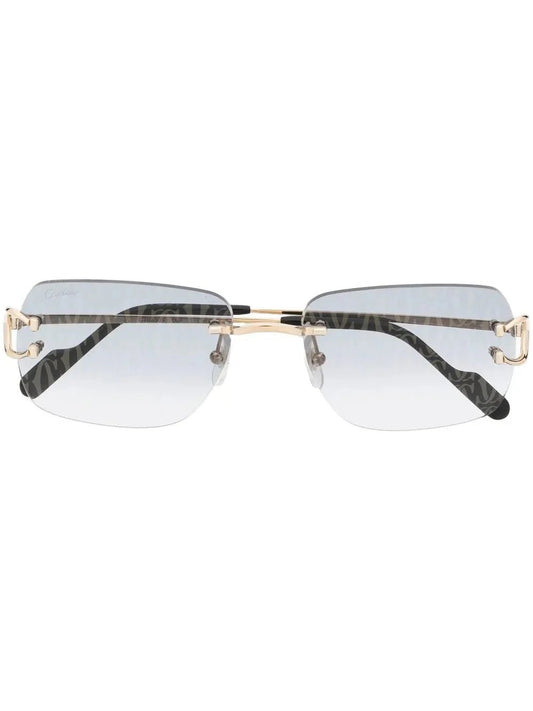 Cartier Eyewear lunettes de soleil à verres monogrammés - kleostreetwear