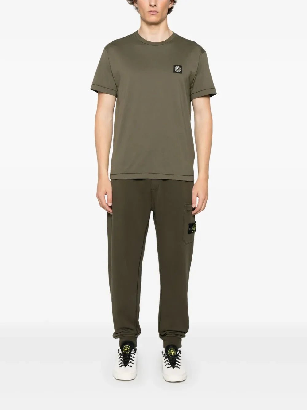 Compass - patch cotton T-shirt - kleostreetwear