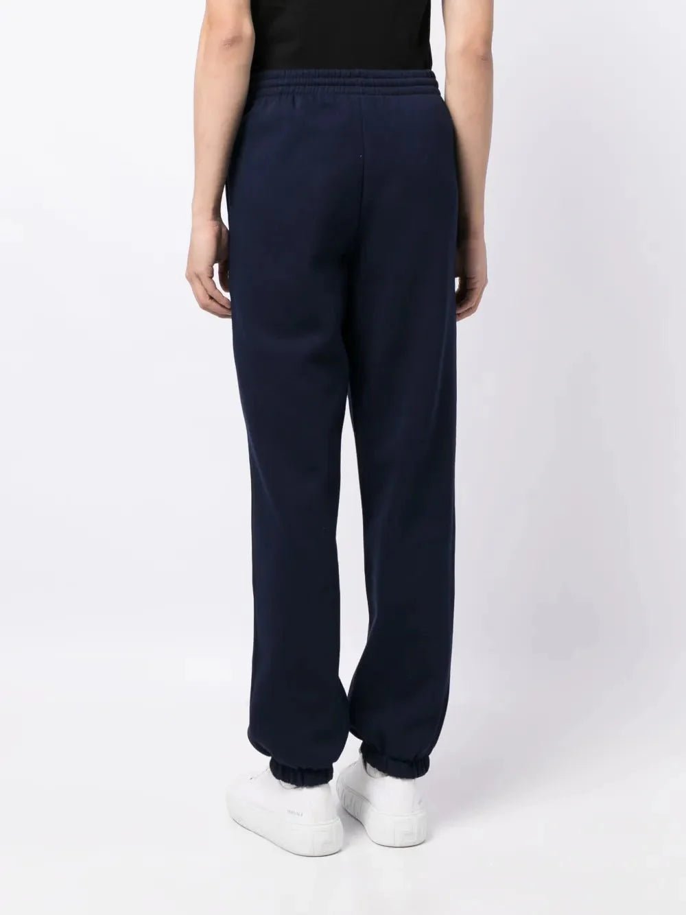 crocodile logo - patch fleece track pants - kleostreetwear
