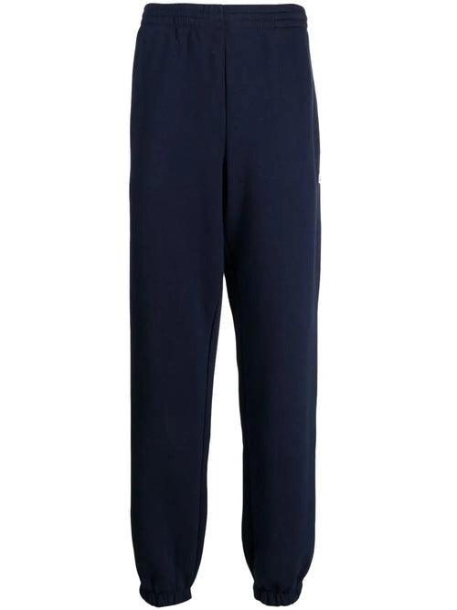 crocodile logo - patch fleece track pants - kleostreetwear