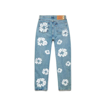 DENIM TEARS JEANS BLUE - kleostreetwear