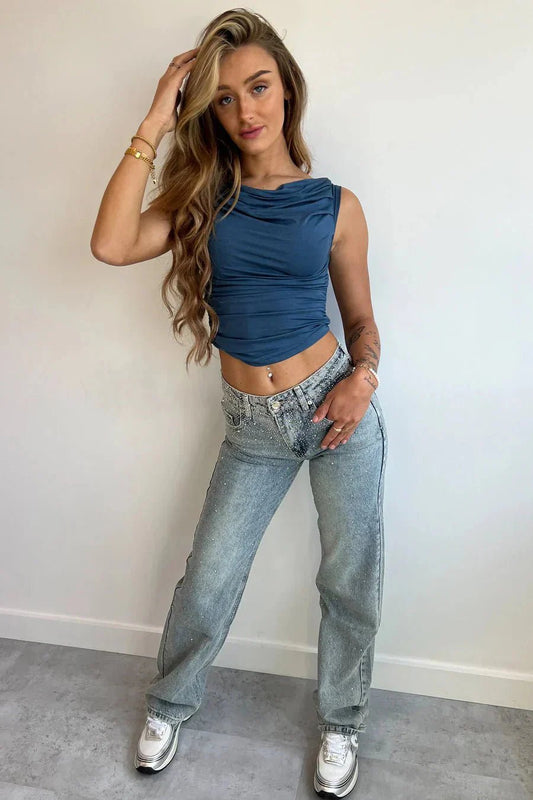 Glitter Jeans - kleostreetwear