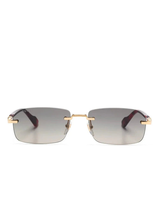 Gucci Eyewear lunettes de soleil à monture rectangulaire - kleostreetwear