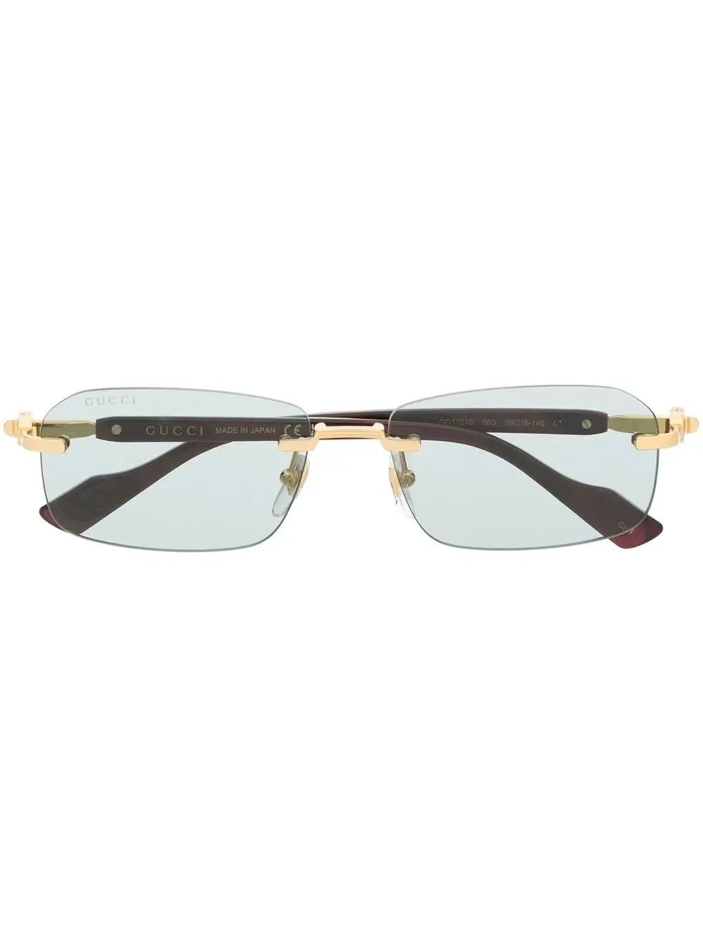 Gucci Eyewear lunettes de soleil GG1221S à monture rectangulaire - kleostreetwear