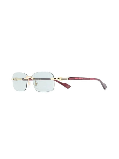 Gucci Eyewear lunettes de soleil GG1221S à monture rectangulaire - kleostreetwear