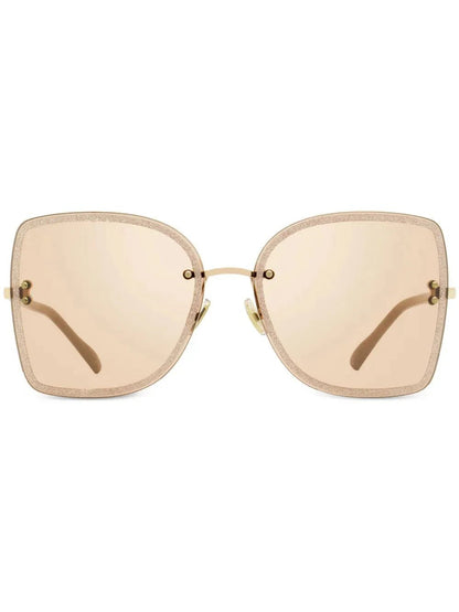 Jimmy Choo Eyewear lunettes de vue Leti à monture carrée - kleostreetwear