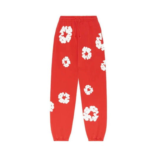 JOGGERS COTTON WREATH RED - kleostreetwear