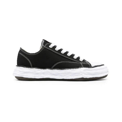 LOW - TOP PETERSON BLACK WHITE 1.0 - kleostreetwear
