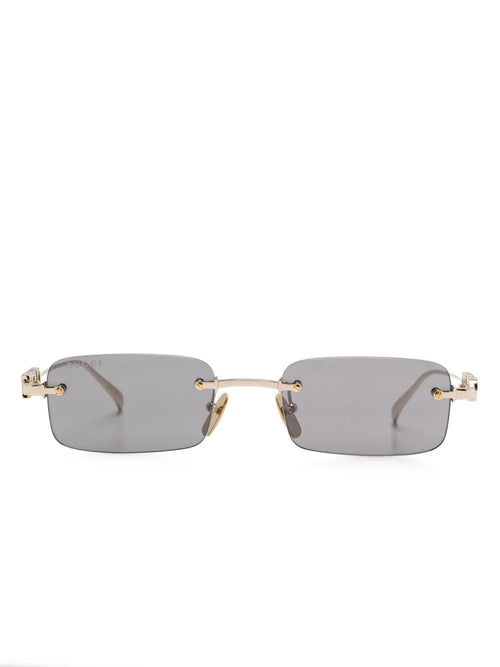 lunettes de soleil à monture rectangulaire - kleostreetwear