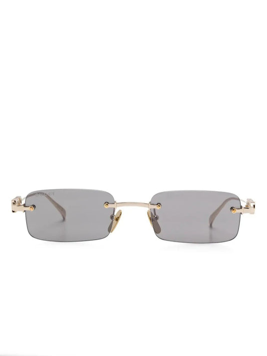 lunettes de soleil à monture rectangulaire - kleostreetwear