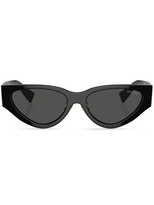 Miu Miu Eyewear lunettes de soleil à logo - kleostreetwear