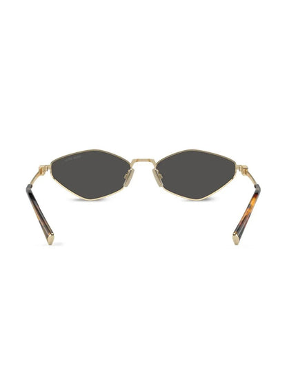 Miu Miu Eyewear lunettes de soleil à monture géométrique - kleostreetwear