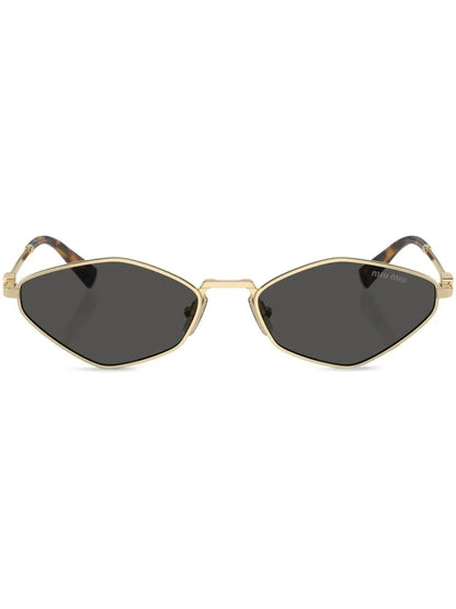 Miu Miu Eyewear lunettes de soleil à monture géométrique - kleostreetwear