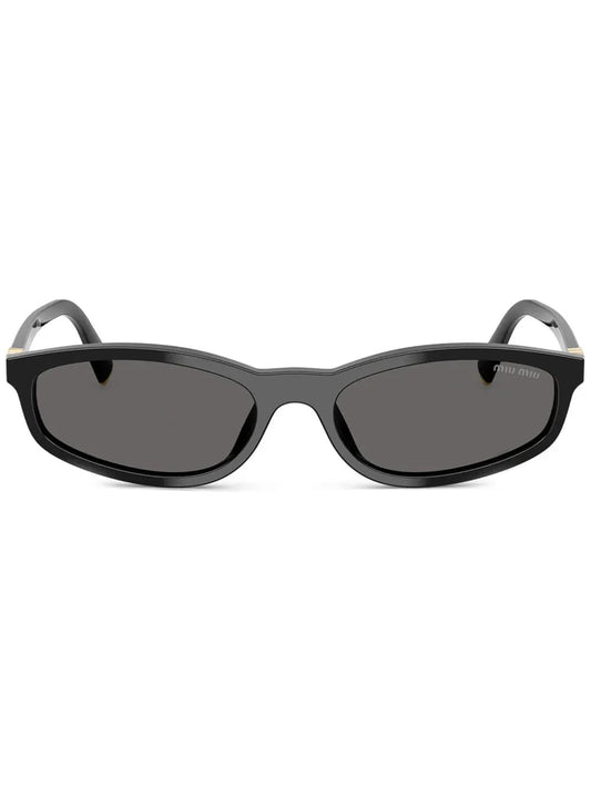 Miu Miu Eyewear lunettes de soleil à monture ovale - kleostreetwear