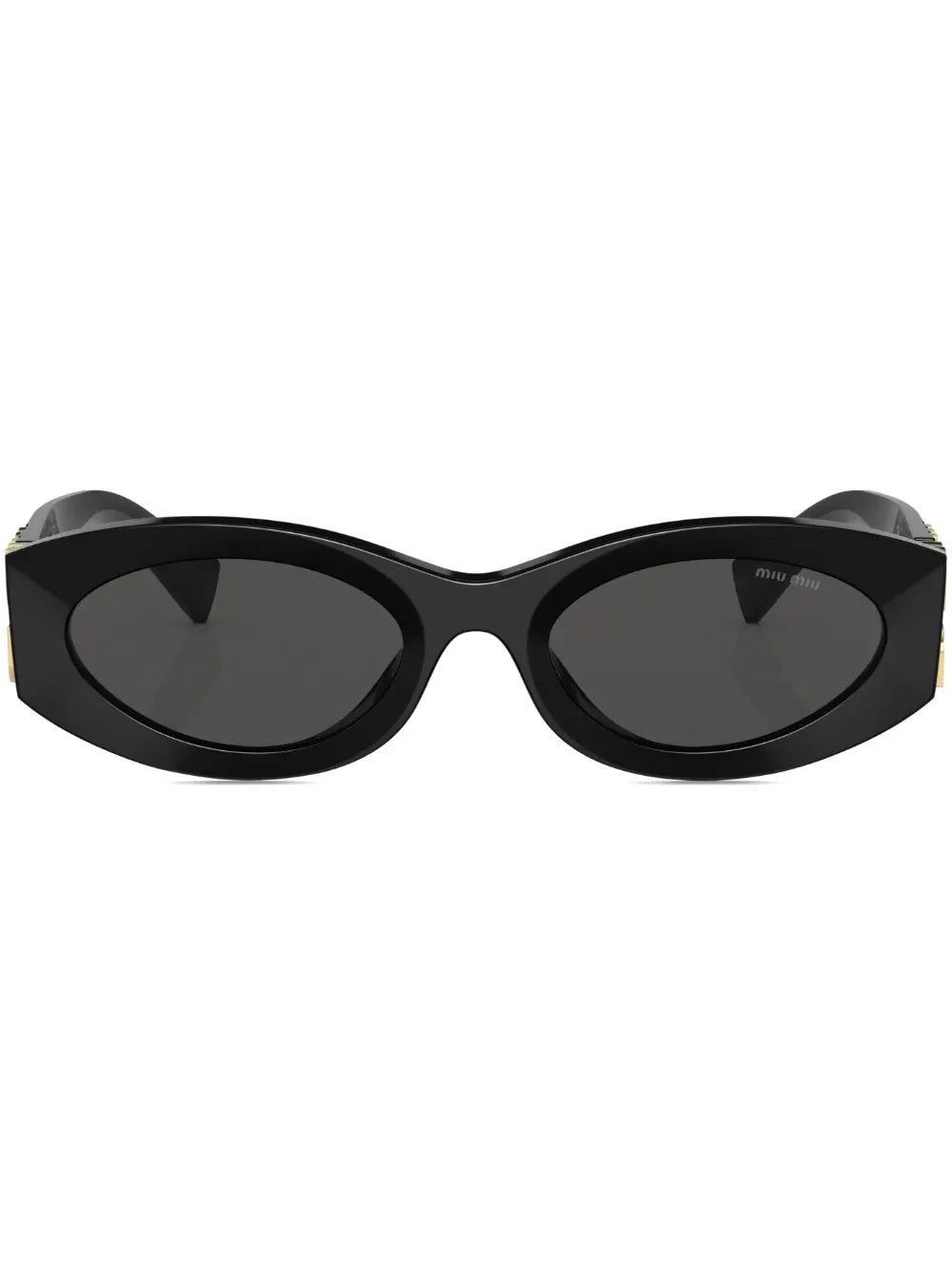 Miu Miu Eyewear lunettes de soleil ovales Glimpse - kleostreetwear
