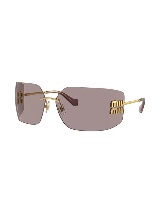 Miu Miu Eyewear lunettes de soleil Runway à design sans montures - kleostreetwear