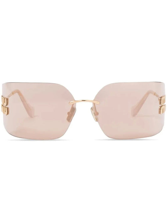 Miu Miu Eyewear lunettes de soleil Runway à monture carrée - kleostreetwear