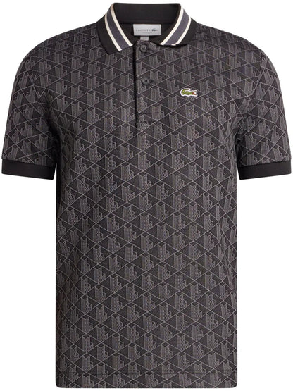 Monogram - jacquard polo shirt - kleostreetwear