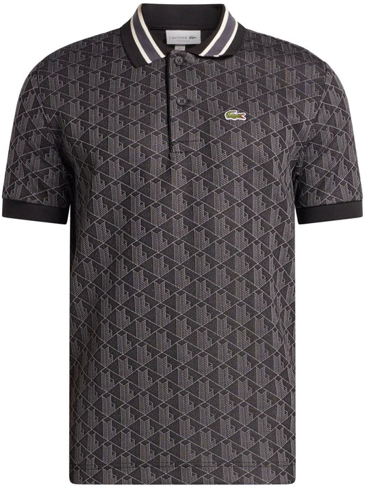 Monogram - jacquard polo shirt - kleostreetwear