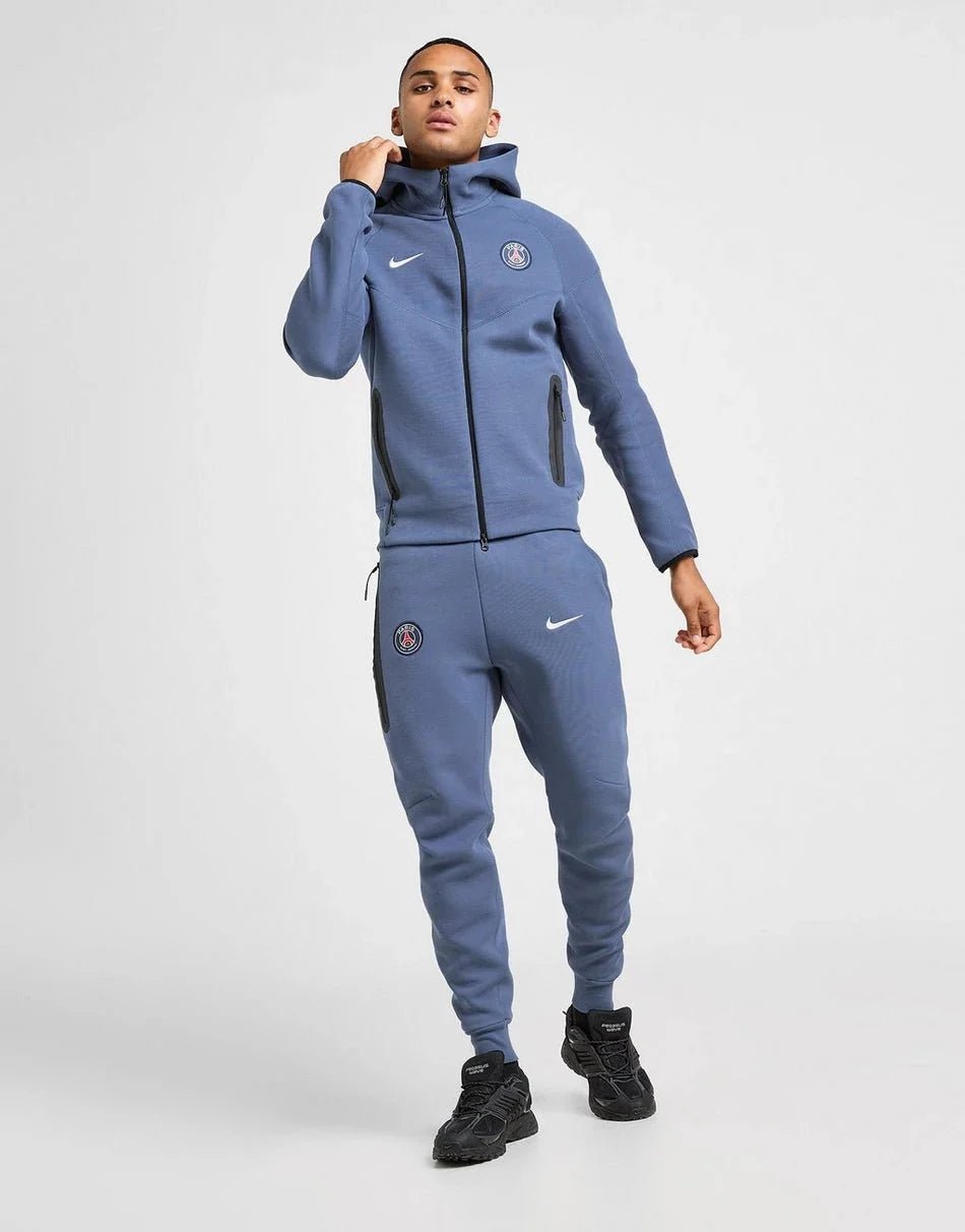 Nike Paris Saint Germain Tech Fleece Full Zip Hoodie - kleostreetwear