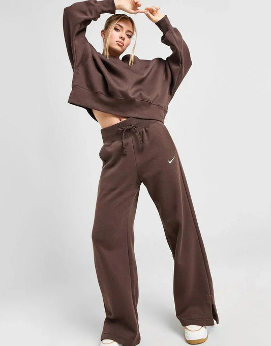 Nike Phoenix Fleece Wide Leg Joggers - kleostreetwear