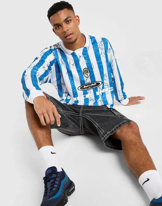 Nike T-shirt à manches longues de football rétro - kleostreetwear