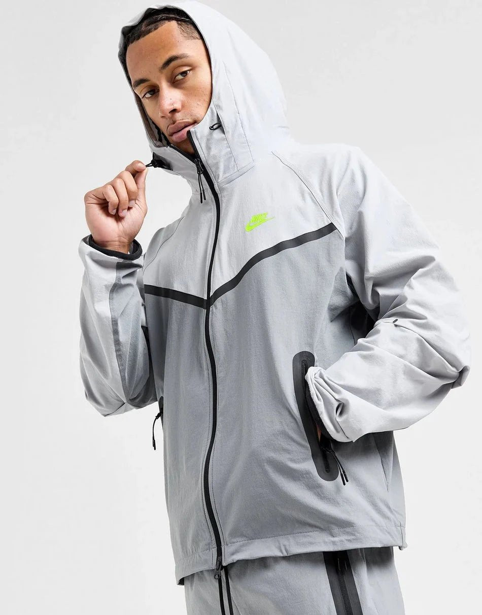 Nike Tech Woven Full Zip Hooded Jacket - kleostreetwear