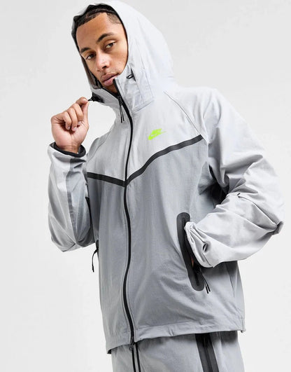 Nike Tech Woven Full Zip Hooded Jacket - kleostreetwear